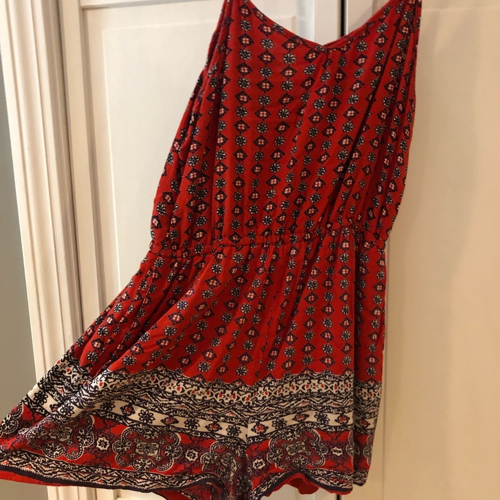 FLORAL PATTERNED ROMPER - Picture 2 of 5